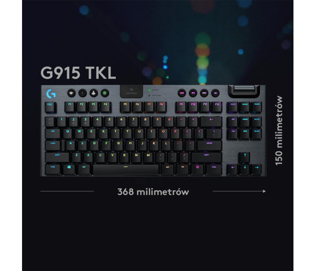 LOGITECH G915 TKL RGB Mechanical Linear 920-009520 - 573689 - zdjęcie 10